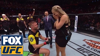 Alexander Gustafsson proposes to girlfriend after his KO win over Glover Teixeira | UFC FIGHT NIGHT