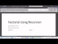 Factorial using Recursion in C || Code With Singerji || Shubham Karmakar