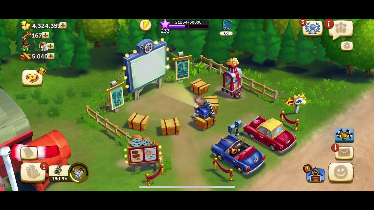 FarmVille 2 Country Escape⭐️🎥Starry Sky Cinema Event Day 3 #farmville2 ...