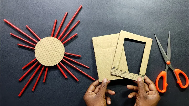 How to Make Photo From At Home | Newspaper Photo #Handmade #photoframe #viral