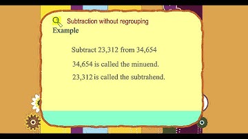 Explore Math Class 4, Unit 02, 07 Subtraction without regrouping