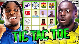 JEREMIE FRIMPONG played the MOST TENSE Football TIC TAC TOE: 'I don't say that name!' 💥
