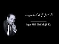 Mohammed Rafi - Naat Agar Mil Gai Mujh ko Raahe Madina No Music Mp3 Song