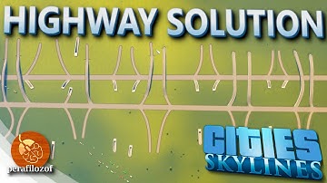 🏁 Best ENTRANCE EXIT highway ramps Tutorial | No interchange for Cities: Skylines | Traffic Guide #4