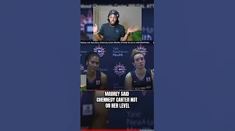 Marina Mabrey says chennedy carter not on her level! #wnba #chicagosky #chennedycarter #angelreese thumbnail