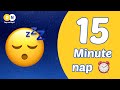 15 minute nap timer with alarm  relaxing rain ambiance