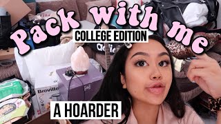 packing for college/uni last minute because i procrastinate too much (a vlog)