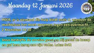 Dagteksten \u0026 Gebed 12 01 2026 EBG Immanuel SXM