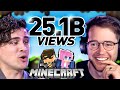 I spent a day with LEGENDARY OG MINECRAFTERS (DanTDM, SkyDoesMinecraft, LDShadowLady)
