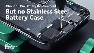 [ASMR] Can we replace the iPhone 16 Pro steel-cased battery with a third-party one?