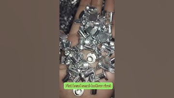 Looking for a factory with flat head semi-hollow rivets? #custom #customfactory #fastener #copper