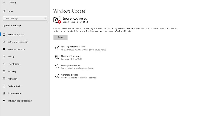 Cách tắt download windows update trên win 10