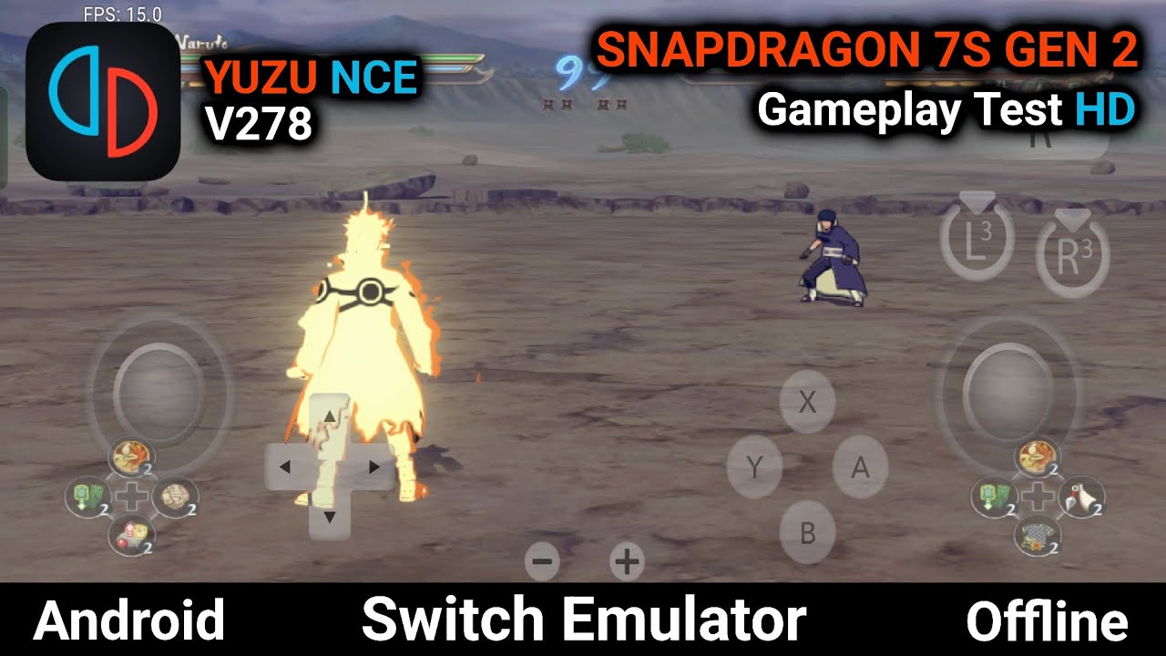 Naruto Shippuden: Ultimate Ninja Storm 4 | Yuzu v278 (Switch Emulator) Android | Snapdragon 7s Gen 2