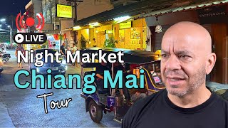 Chiang Mai Night Market Old City Live Tour