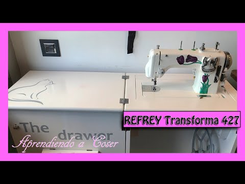 🆎 Máquinas de coser antiguas ▷ Refrey - Cambiar la correa 