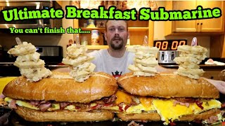 Ultimate Breakfast Sub Challenge | Manvfood | French Toast Buns | Crazy