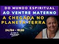 Do Mundo Espiritual ao Ventre Materno! A Chegada no Planeta Terra - Live com Halu 24/04 19h00