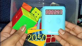 Cube Timer From 2050 || YJ Pocket Timer || YJ Timer || Cube Timer || Rubik's Cube Timer || Timer