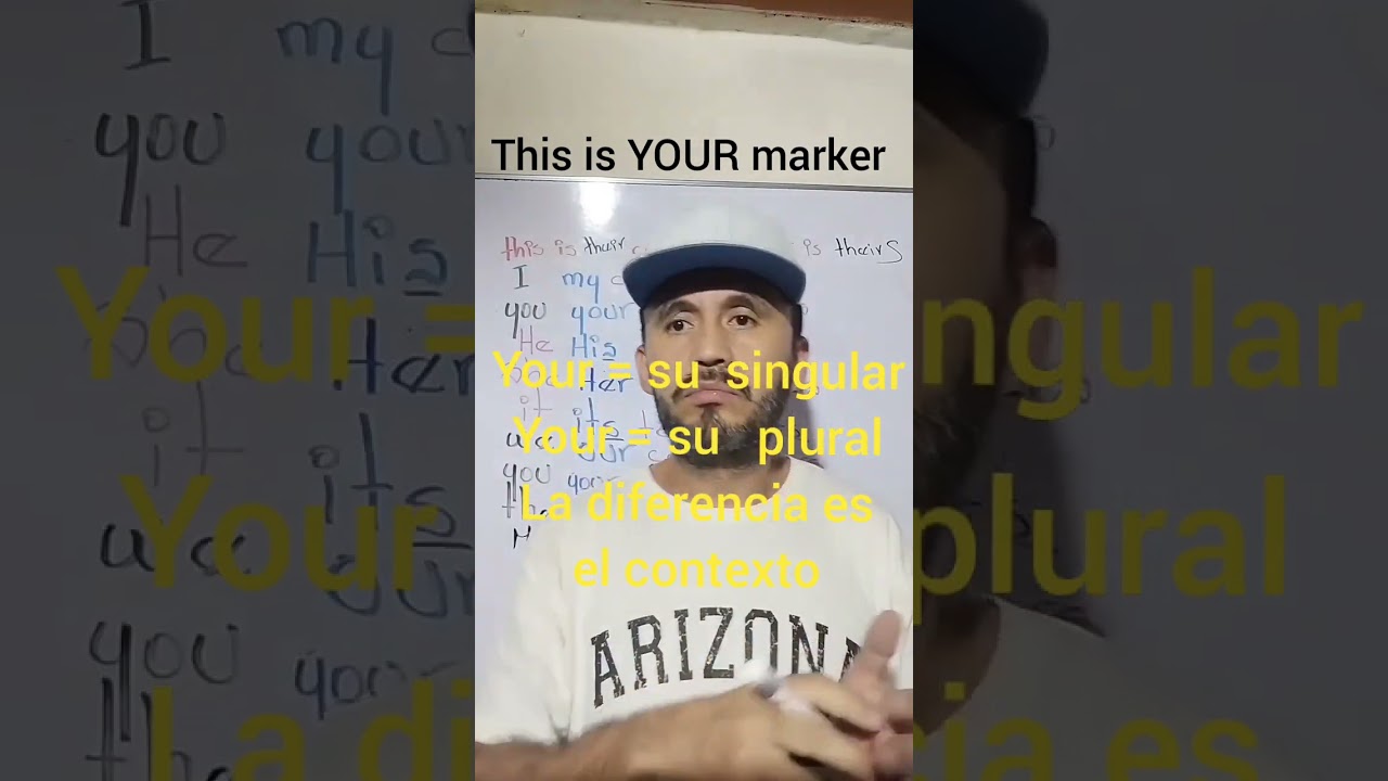 Adjetivos y pronombres posesivos en vivo 