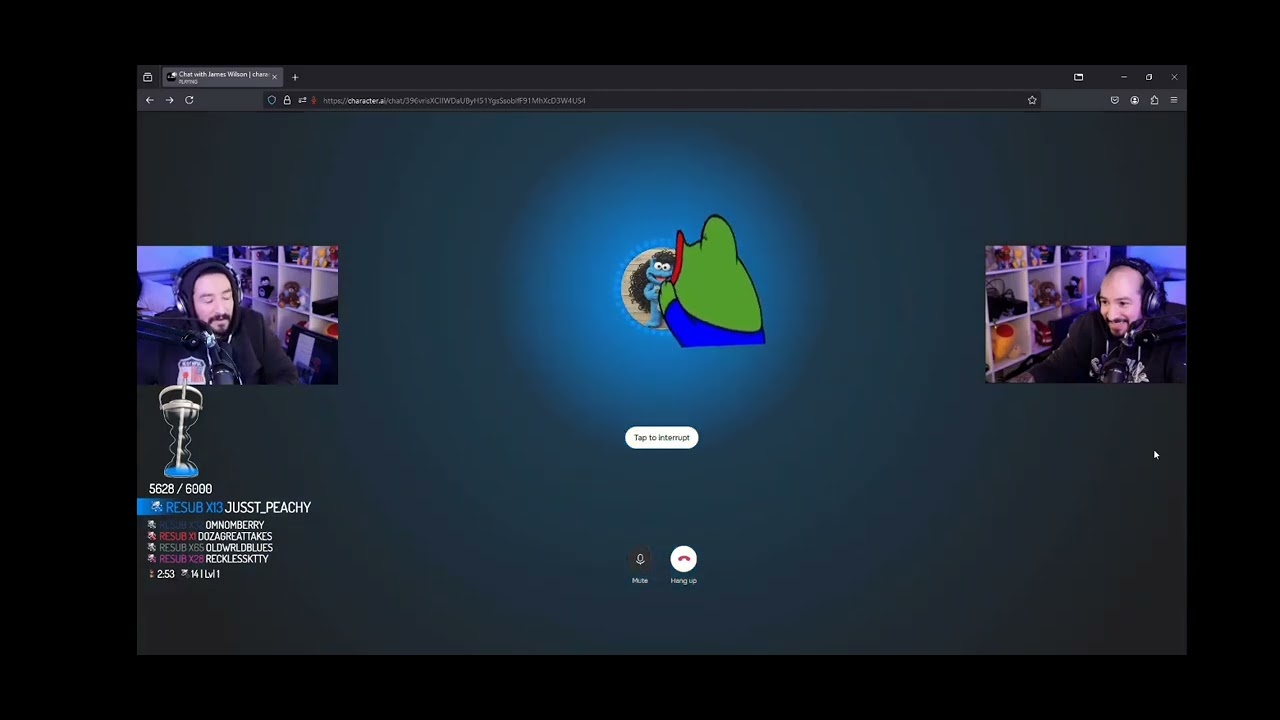 uberhaxornova argues with his ai