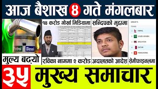 Nepali News?Today news l nepali news today aajako mukhya samachar nepali,baisakh 4