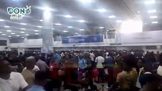 Air Travellers stranded at the airport due to Air Peace workers strike.