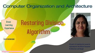 Restoring Division Algo