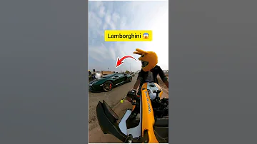 Lamborghini 🥵💥....... #bunnyhelmet #mrcrazyvlogs #lamborghini