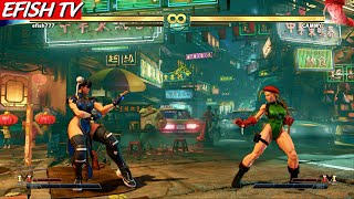 Chun-Li vs Cammy (Hardest AI) - Street Fighter V screenshot 2