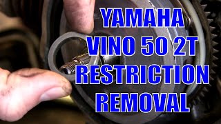 20022005 Yamaha Vino 50 Restrictor Removal : Detailed HowTo