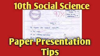 10th Social Science Paper Presentation Tips | Toppers Education