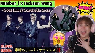 Number_i - Goat ft. Jackson Wang (Live)| Coachella 2024 | FILIPINA REACTS
