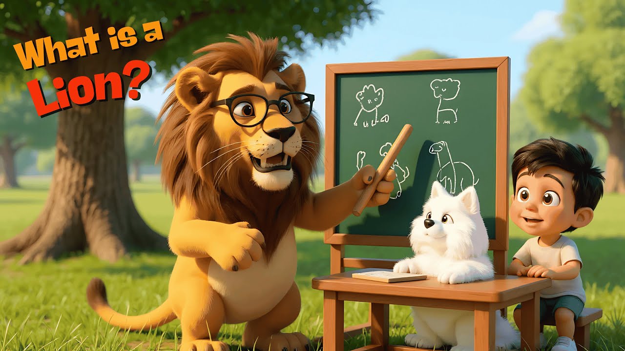 Learn About LIONS in a Fun and Easy Way for Toddlers