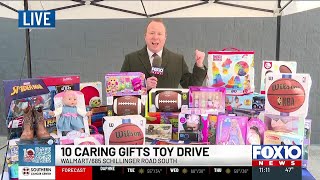 10 Caring Gifts Toy Drive is in full swing