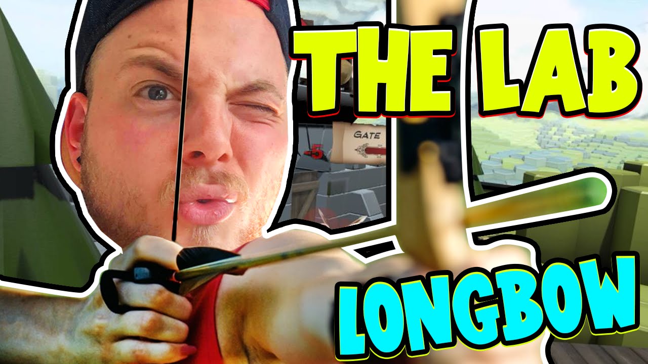 SquiddyPlays - EPIC LONGBOW SKILLS! - The Lab #1 [HTC Vive] - YouTube
