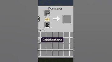 How to Make Smooth Stone 🪨 just 1 Click #shorts #minecraft