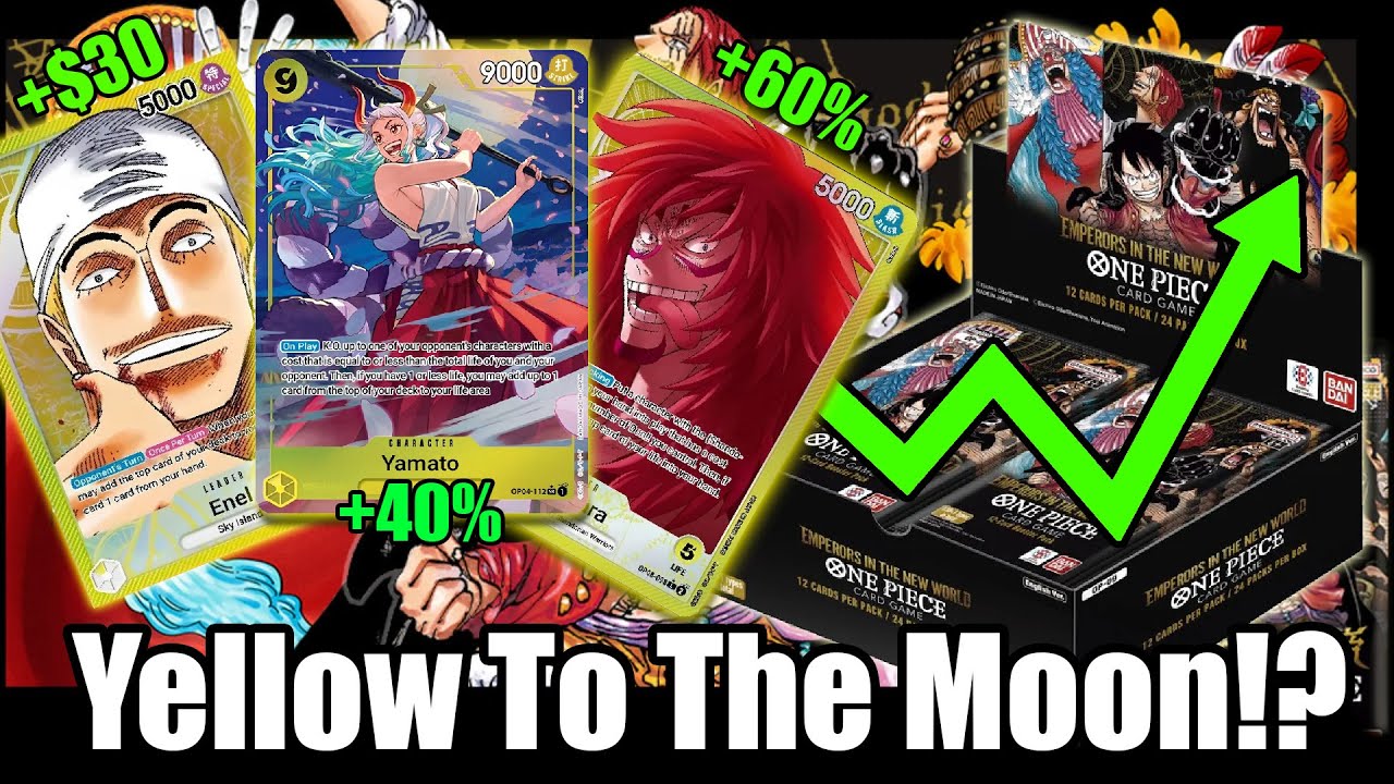 one piece card game yellow One Piece Card Game: Starter Deck Yellow Charlotte Katakuri [ST-20]   Travelling Man UK