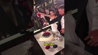 they made their wedding cake with all their heart