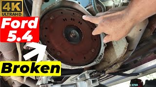 Ford 5.4 Broken Flywheel Flex Don't Pull Down The Transmission