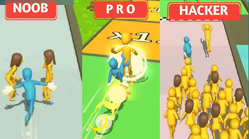 NOOB vs PRO vs HACKER-Slap and Run
