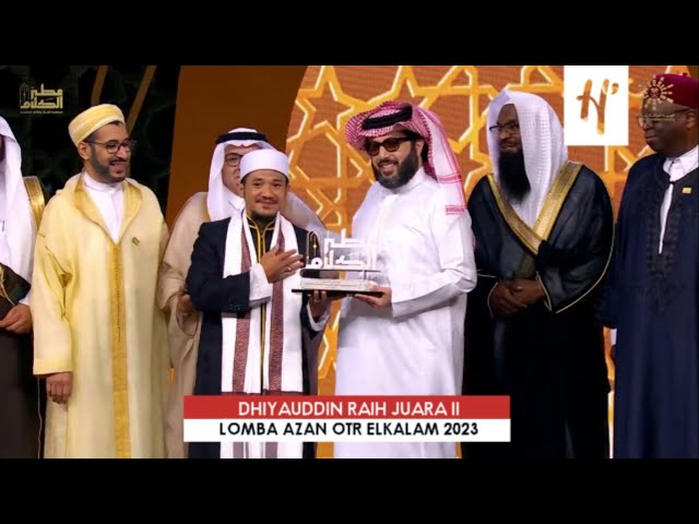 Dhiyauddin Juara II Lomba Azan Otr Elkalam 2023, Bawa Pulang Hadiah Rp 3,9 Miliar class=