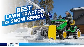▶️ TOP 5 - Best Lawn Tractor for Snow Removal | Best Lawn Tractor to Buy In 2025-2026