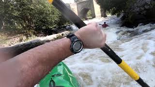 Kayaking river Dee's Town Falls
