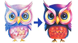 HOW TO BLEND CHEAP COLORED PENCILS LIKE A PRO USING AN EVERY DAY PRODUCT