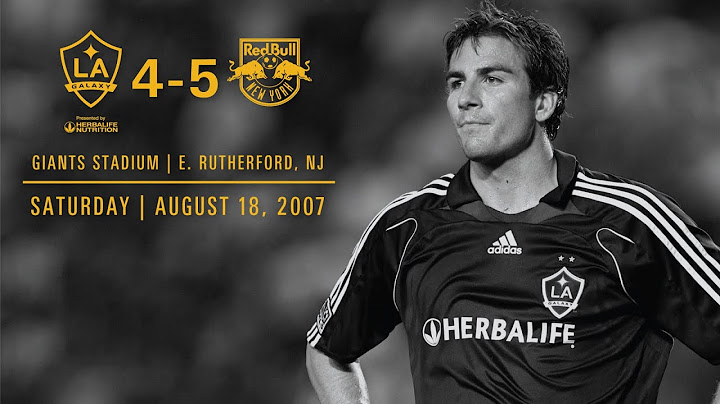EXTENDED HIGHLIGHTS: LA Galaxy 4 New York Red Bulls 5 in 2007 | David Beckham's WILD New York Debut
