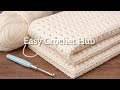WOW, ONLY TWO ROWS! Crochet pattern for scarves and blankets.