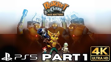 Ratchet and Clank Size Matters Gameplay Walkthrough Part 1 | PS5 PSP Games (No Commentary Gaming)