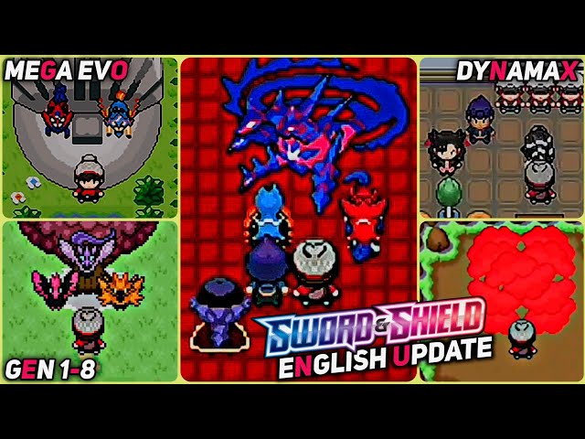 Pokemon Sword And Shield GBA ENGLISH Completed Pokemon GBA ROM