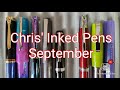 Chris inked pens  september
