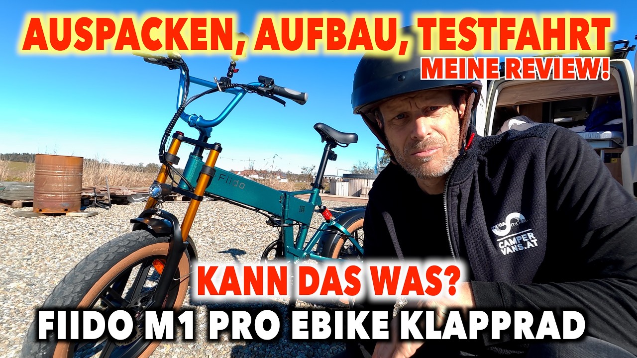#1354 GUT? eBike fürs TCL-Team! FIIDO M1 PRO | Klapprad | Vorstellung & erste Kilometer